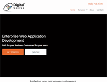 Tablet Screenshot of digitalcanvas.com